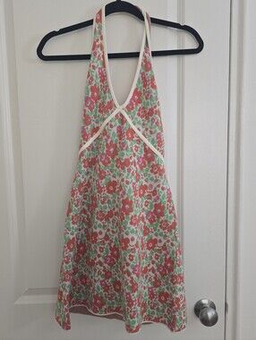 Zara Floral Halter Knit Dress